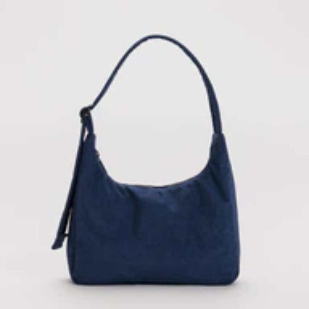 Baggu Mini Nylon Shoulder Bag in Navy